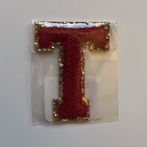 Stoney Cover Lane Ruby Varsity T patch